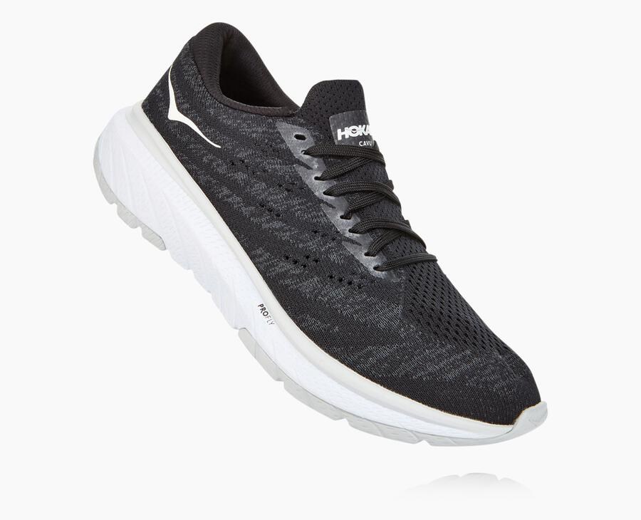 Tenis Corrida Hoka One One Feminino Pretas/Branco - Cavu 3 - 948-NVSEGO